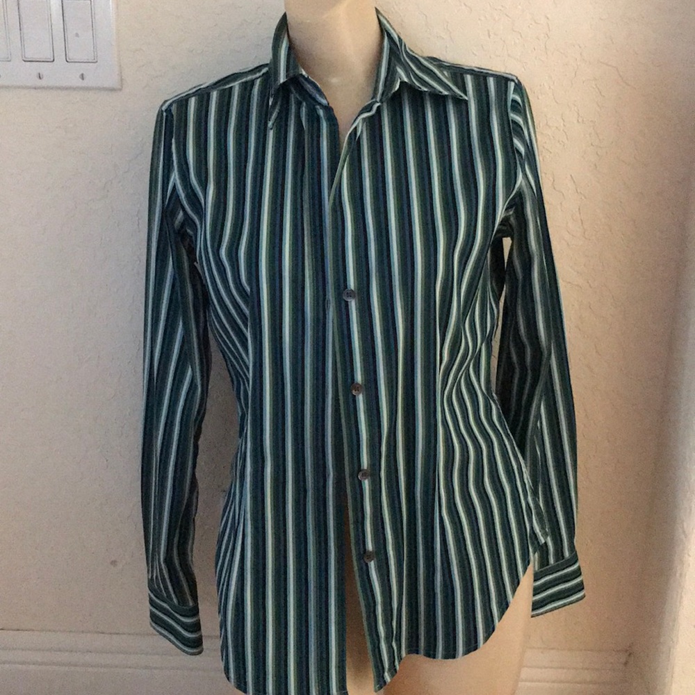 2 LS The Limited button down Blouses EUC - Picture 2 of 8